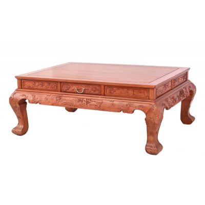 A0103 八宝如意沙发6件套 缅甸花梨