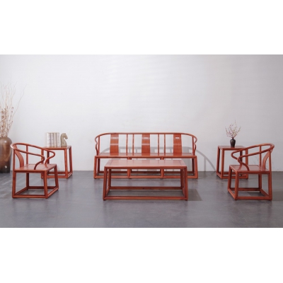 A2103 新圈椅沙发 缅花