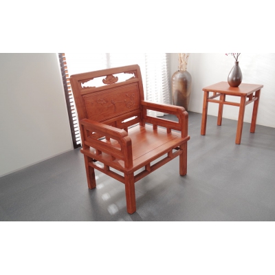 A2203 荷花沙发 缅甸花梨