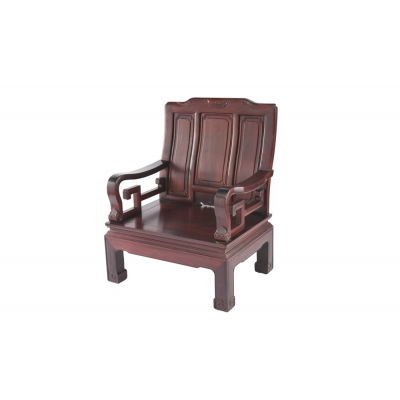 A3015 素面小如意沙发 染料紫檀