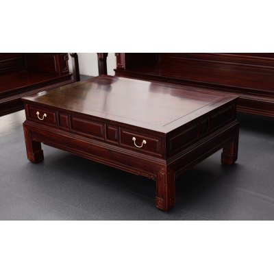 A3115 素面兰亭序沙发 染料紫檀