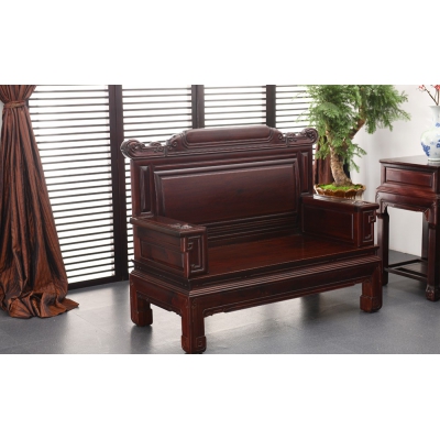 A3115 素面兰亭序沙发 染料紫檀