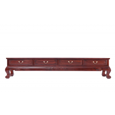 B0121 八宝如意电视柜 柬埔寨酸枝