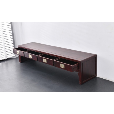 B3121 卷书腿电视柜 柬埔寨酸枝