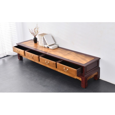 B3221+14 兰亭序系列电视柜 柬埔寨酸枝+金丝楠