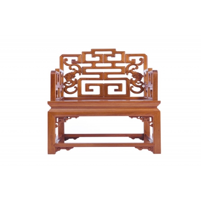 HK0203 福寿太师椅 缅甸花梨