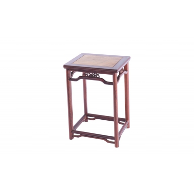 K0202+14 苏式南官帽椅带几 巴里黄檀+金丝楠