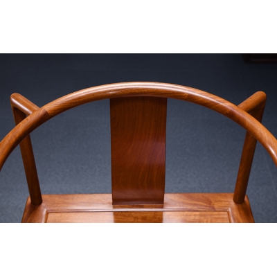 HK0603 小圈椅 缅甸花梨