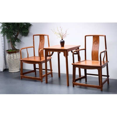 K0403-扇面南官帽椅-缅花