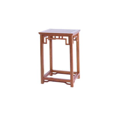 K2603 夔纹扶手官帽椅带几 缅甸花梨