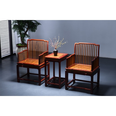 K3102+14-梳背椅带几-巴里黄檀+金丝楠