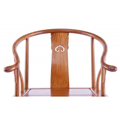 K2903 圈椅带几  缅花