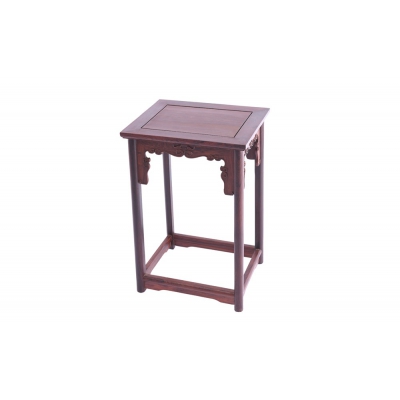 K3302 雕花椅带几 巴里黄檀