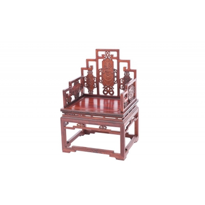 K3402-宝座椅带几-巴里黄檀