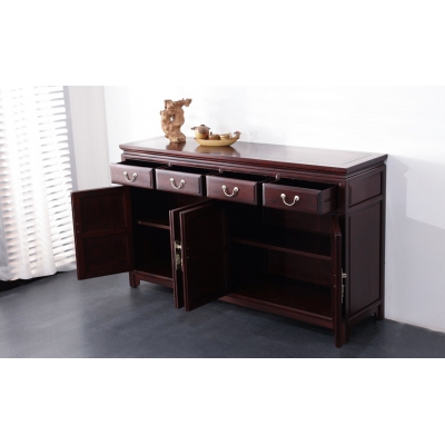 G0115 四抽四门餐边柜 染料紫檀