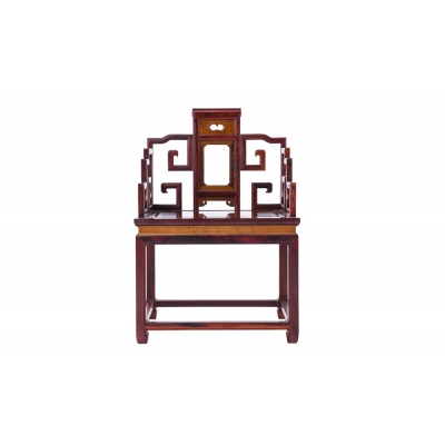 E2502+14 方桌带椅 巴里黄檀+金丝楠