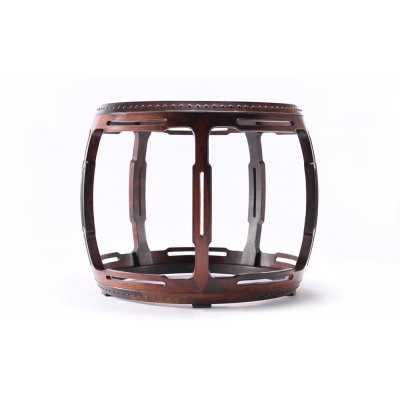 E1201-鼓形餐桌-大红酸枝