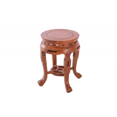 E2003 圆餐桌带凳 缅花