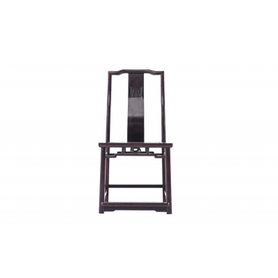 E2315 马蹄足餐桌带椅  染料紫檀