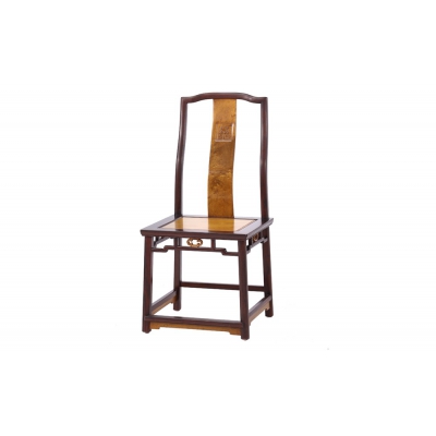 E2321+14 马蹄足餐桌带椅 柬酸+金丝楠