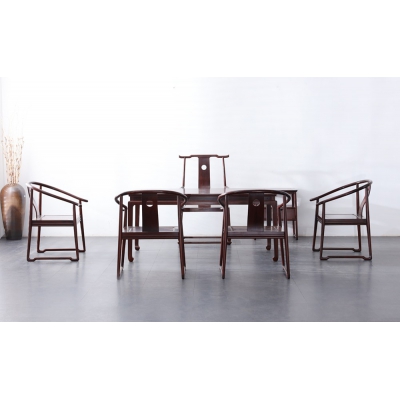 H6602 新明式茶台 巴里黄檀