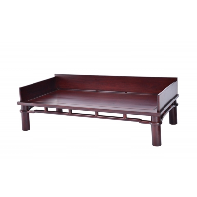 N0415 圆腿罗汉床 染料紫檀