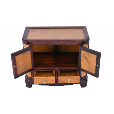 R1001+14 首饰箱 交趾黄檀+金丝楠