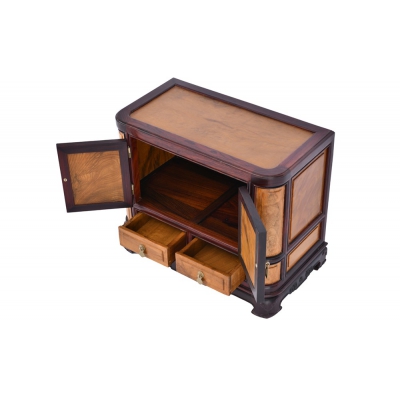 R1001+14 首饰箱 交趾黄檀+金丝楠