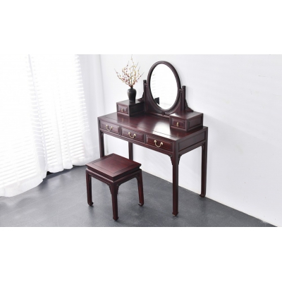 L5615 梳妆台带凳 染料紫檀