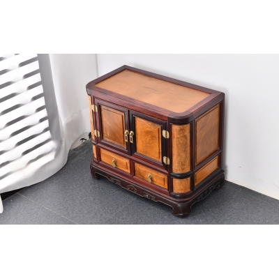 R1001+14 首饰箱 交趾黄檀+金丝楠