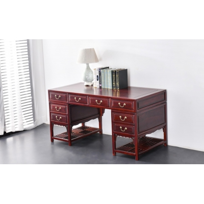 I0102 1.53M写字台 巴里黄檀