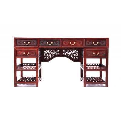 I0702 八宝写字台 花枝