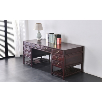 I2615  1.8M写字台 染料紫檀