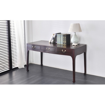 I2715 三抽写字台 染料紫檀