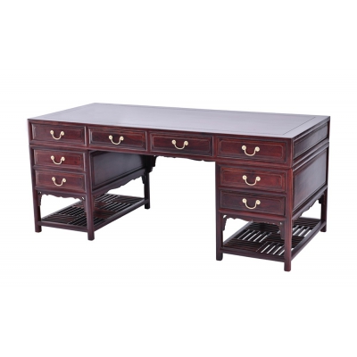 I2615  1.8M写字台 染料紫檀