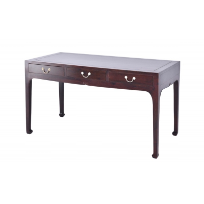 I2715 三抽写字台 染料紫檀