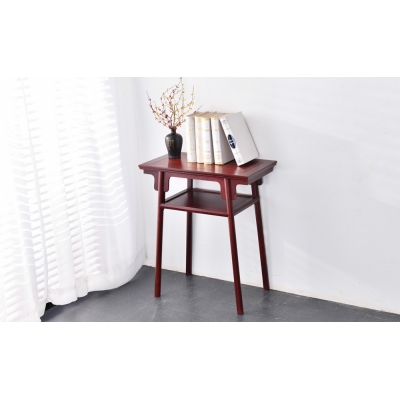 F2302 带屉板平头案 巴里黄檀