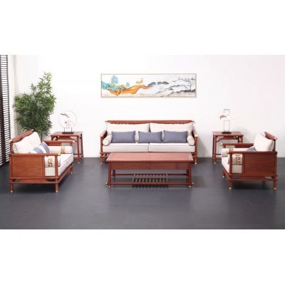 A2403 传承沙发 缅甸花梨