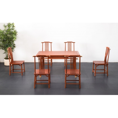 E0603 传承餐桌 缅甸花梨