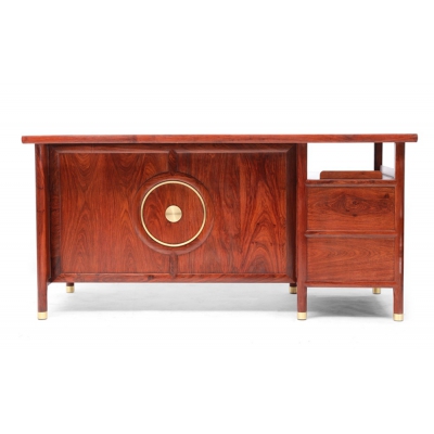 LI0304 传承1.58M办公台 刺猬紫檀