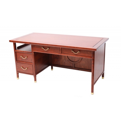 LI0304 传承1.58M办公台 刺猬紫檀