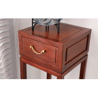 LH0104 抽斗花几 刺猬紫檀