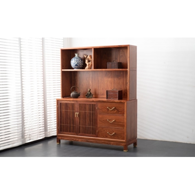 LG0504 多功能餐边柜（上下柜）  刺猬紫檀