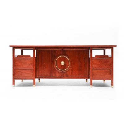 LI0404 传承2M办公台 刺猬紫檀