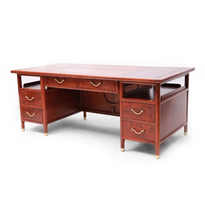 LI0404 传承2M办公台 刺猬紫檀