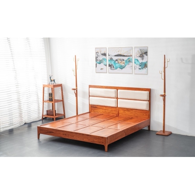 LL0504 禅意大床  刺猬紫檀