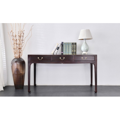 I2715 三抽写字台 染料紫檀