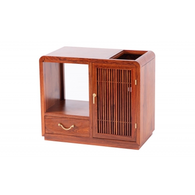 LQ0904 方圆茶水柜 刺猬紫檀