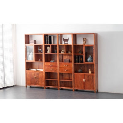 LJ0804 云华书柜 刺猬紫檀