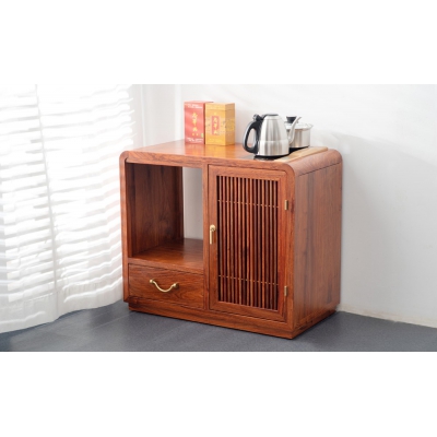 LQ0904 方圆茶水柜 刺猬紫檀